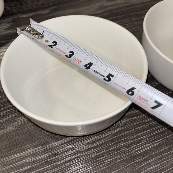 Set Of 2 MIKASA SAMANTHA 6"‎ Bone China Elegant White SOUP CEREAL BOWLS - Picture 6 of 7